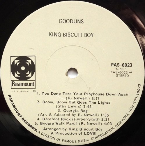 King Biscuit Boy / Goodunsβ
