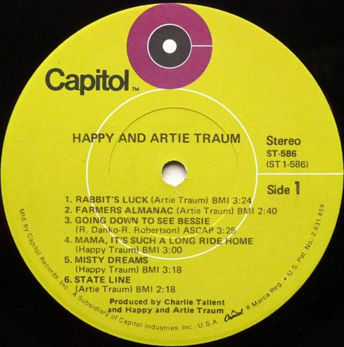 Happy & Artie Traum / Happy And Artie Traum (US)の画像