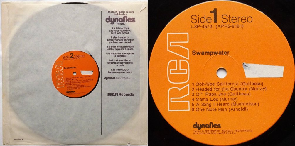 Swampwater / Swampwater (RCA 2nd)β
