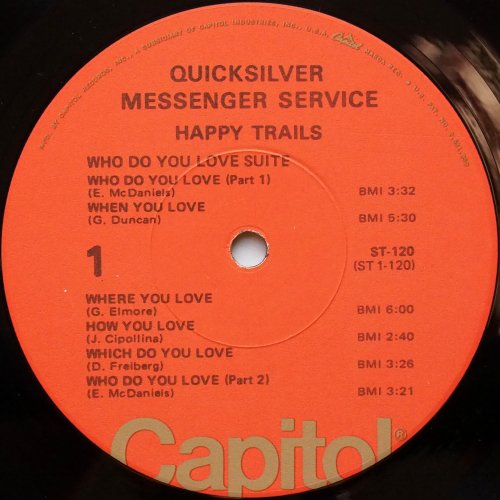 Quicksilver Messenger Service /  Happy Trails (US 70s Issue)β