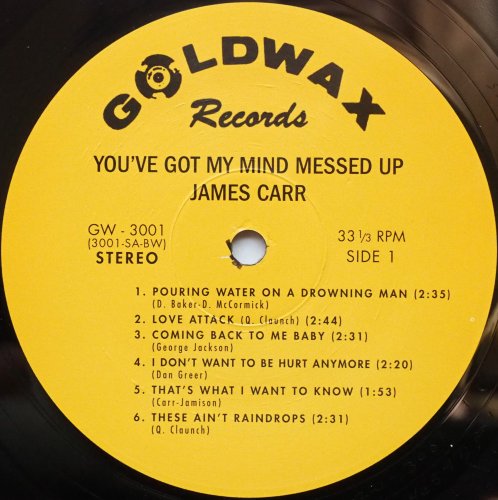 James Carr / You Got My Mind Messed Up (Re-issue)β