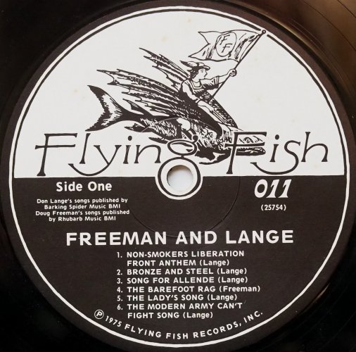 Freeman & Lange / Freeman & Lange (w/Lyrics Sheet)β