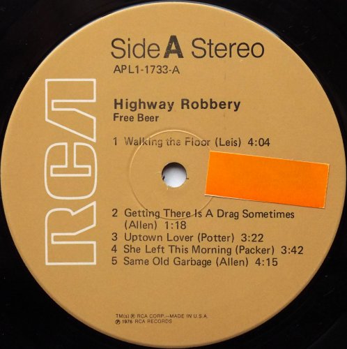 Free Beer / Highway Robbery β