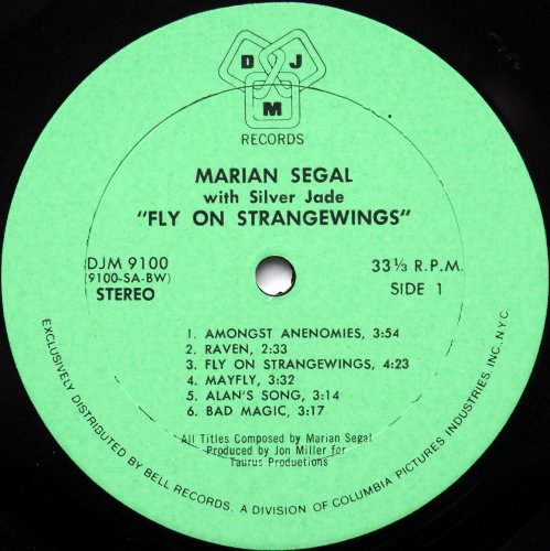 Marian Segal With Silver Jade / Fly On Strangewings (US)β