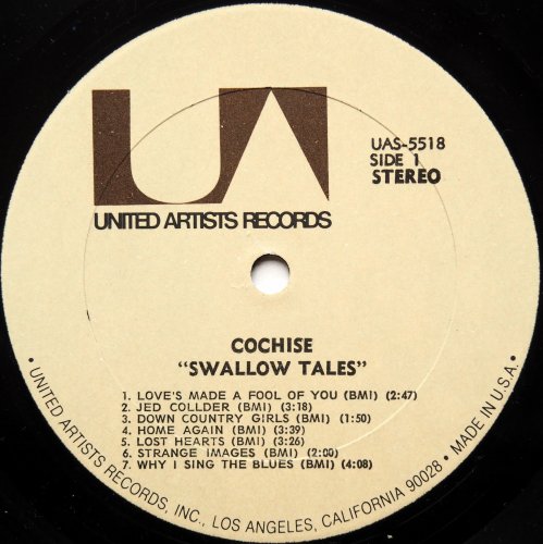 Cochise / Swallow Tales (US)β