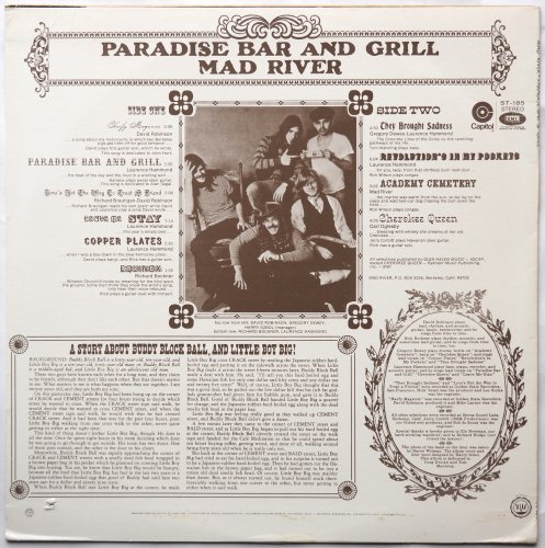 Mad River / Paradise Bar And Grill (US Early Issue)β