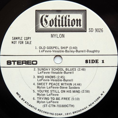 Mylon (LeFevre) / We Believe (White Label Promo)β