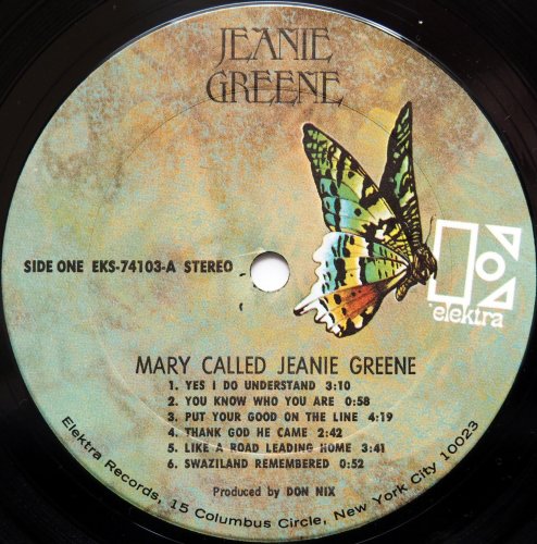 Jeanie Greene / Mary Called Jeanie Greeneβ