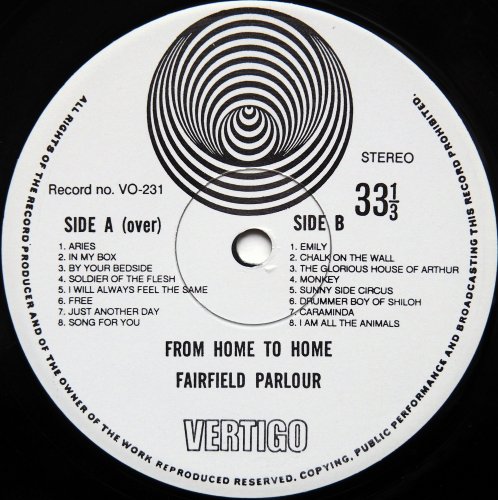 Fairfield Parlour / From Home To Home (Repro)β