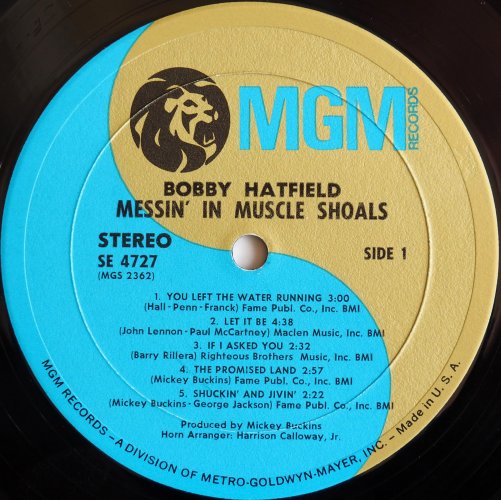 Bobby Hatfield / Messin' In Muscle Shoalsβ