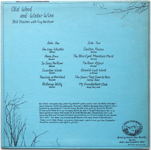 Bill Staines (With Guy Van Duser) / Old Wood And Winter Wineβ