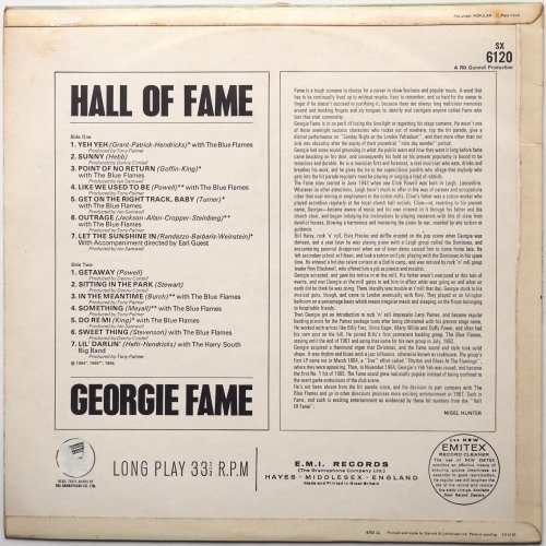Georgie Fame / Hall Of Fame (UK Mono Matrix-1)β