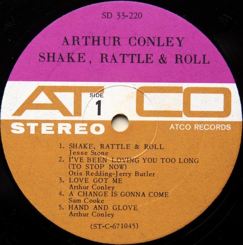 Arthur Conley / Shake, Rattle & Roll (US Early Issue)β