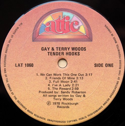 Gay & Terry Woods / Tender Hooks (Canada In Shrink)β