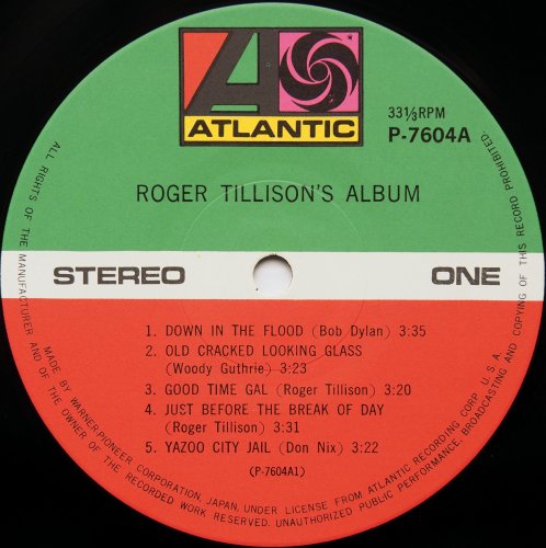 Roger Tillison / Roger Tillison's Album (JP) β