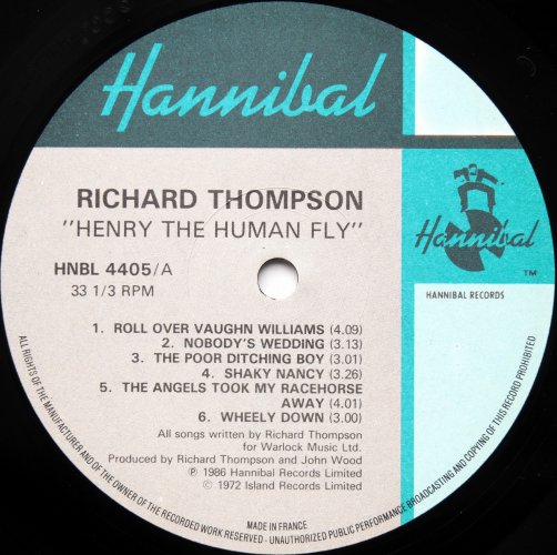 Richard Thompson / Henry The Human Fly! (UK 80s)β