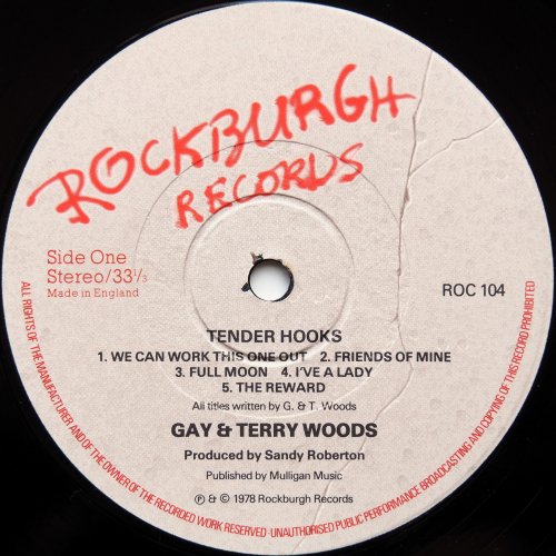 Gay & Terry Woods / Tender Hooks (UK)β