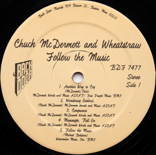 Chuck McDermott And Wheatstraw / Follow The Music の画像