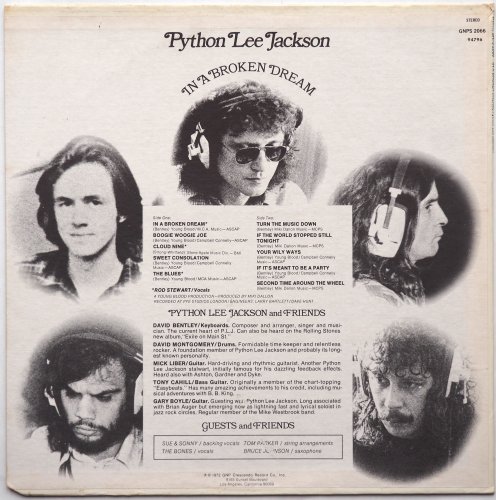 Python Lee Jackson (Rod Stewart) / In A Broken Dream (US)β