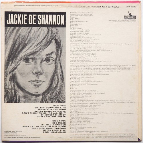 Jackie DeShannon / Jackie DeShannon (1st US Early Issue Jack Nitzsche, Ry Cooder)β