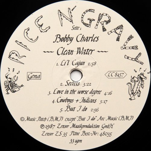 Bobby Charles / Clean Waterβ