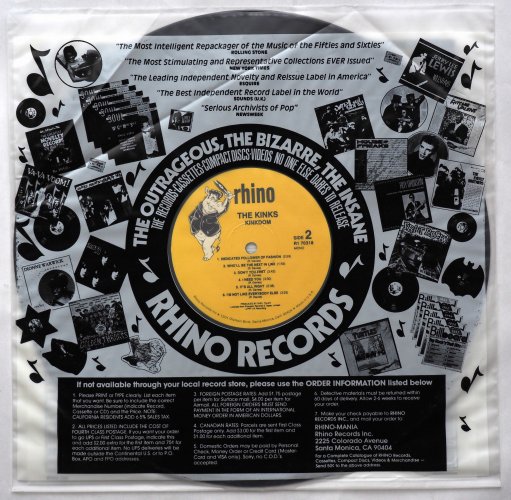 Kinks / Kinkdom (80s Rhino Reissue)β