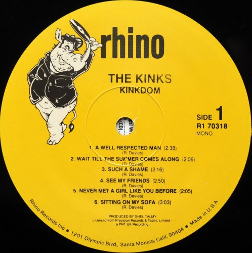 Kinks / Kinkdom (80s Rhino Reissue)β