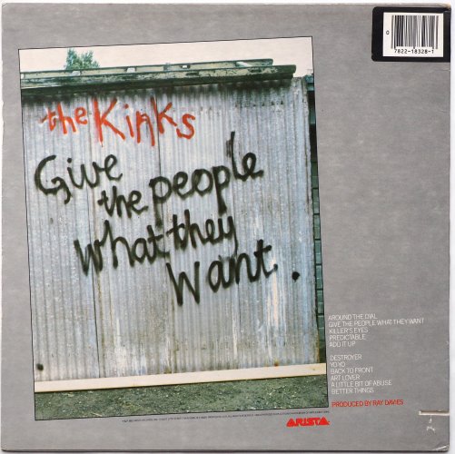 Kinks Give The People What They Want Us Cd Disk Market