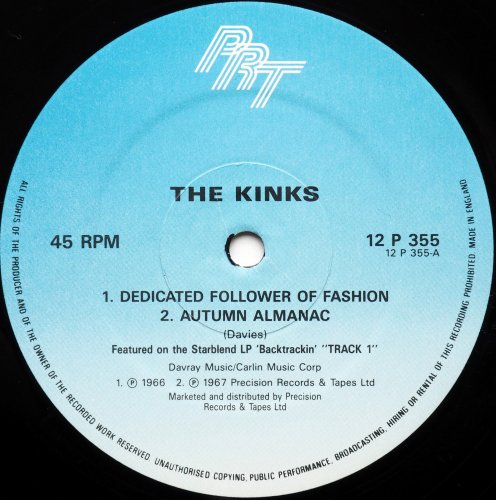 Kinks / Dedicated Follower Of Fashion (12