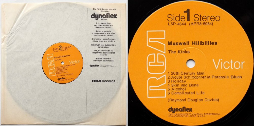 Kinks / Muswell Hillbillies (US Early Issue)β