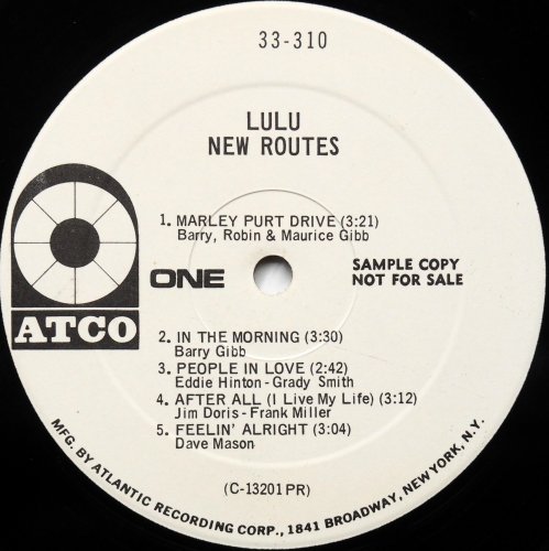 Lulu / New Routes (US White Label Promo)β