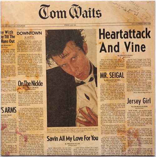 Tom Waits / Heartattack And Vine (JP)β