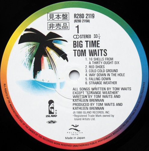 Tom Waits / Big Time (Ÿ)β