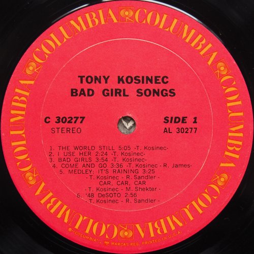 Tony Kosinec / Bad Girl Songsβ