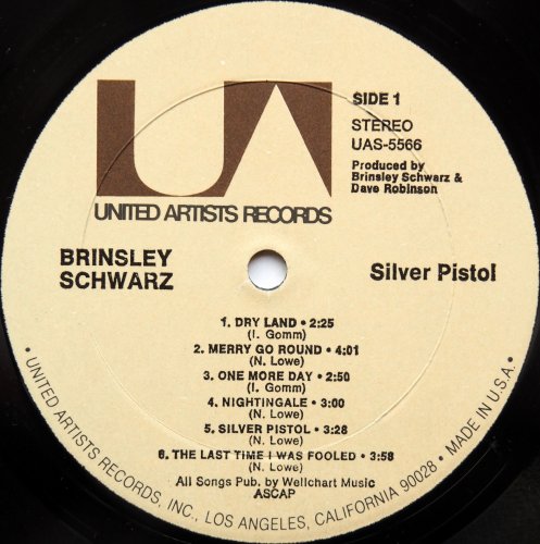 Brinsley Schwarz / Silver Pistol (US Early Issue)の画像