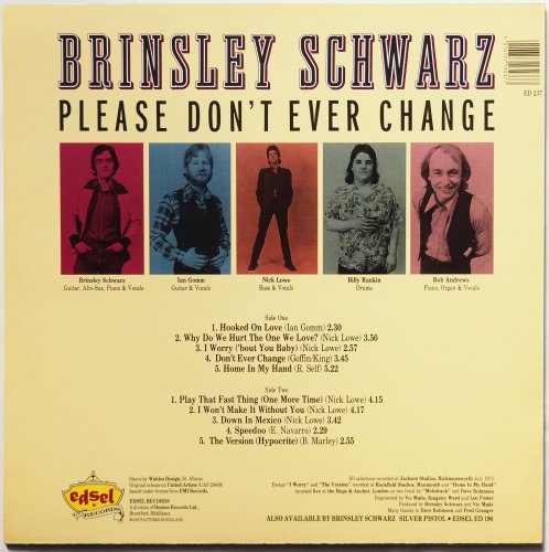 Brinsley Schwarz / Please Don't Ever Change (UK 80s)β