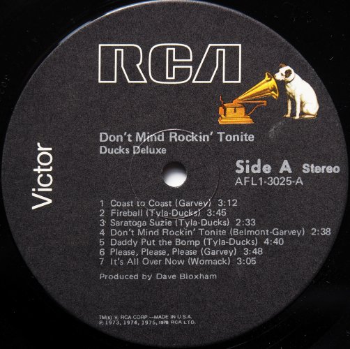 Ducks Deluxe / Don't Mind Rockin' Tonite (US)β