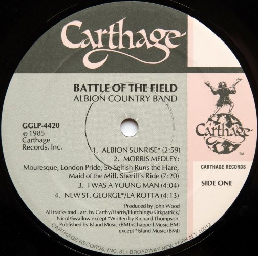 Albion Country Band / Battle Of The Field (US 80s)の画像