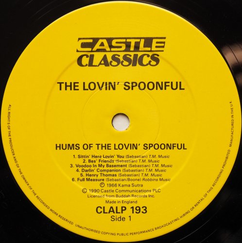 Lovin' Spoonful / Hums Of The Lovin' Spoonful (UK Reissue)β