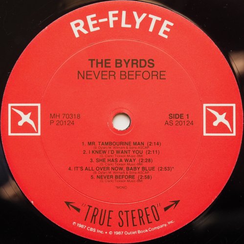 Byrds, The / Never Before (Rare Tracks Compilation)β