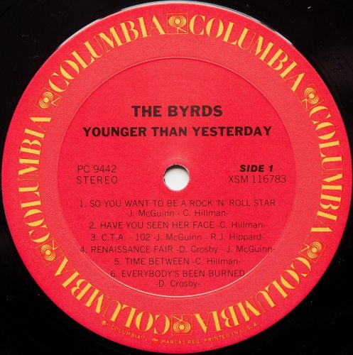 Byrds, The / Younger Than Yesterday (US Later)β