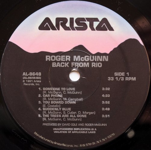 Roger McGuinn / Back from Rioβ