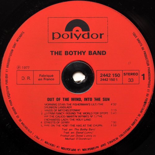 Bothy Band, The ?/ Out Of The Wind Into The Sun (France)β