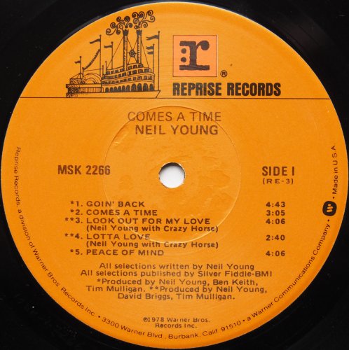 Neil Young / Comes A Time (US)β
