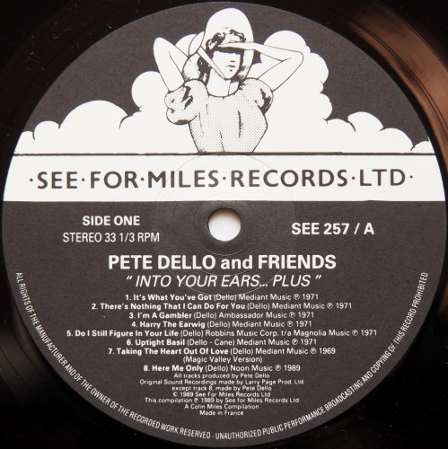 Pete Dello And Friends / Into Your Ears...Plus (80s Re-issue)β