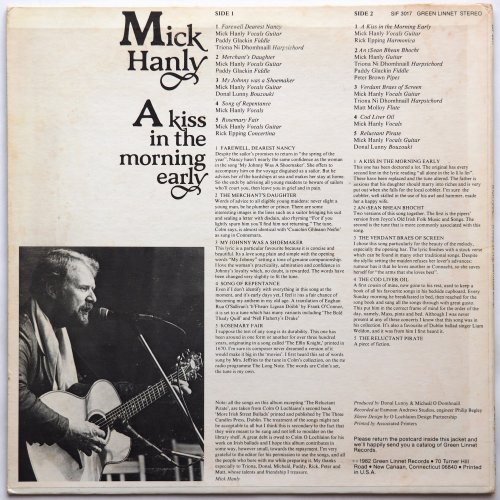 Mick Hanly / A Kiss in the Morning Early (US)β