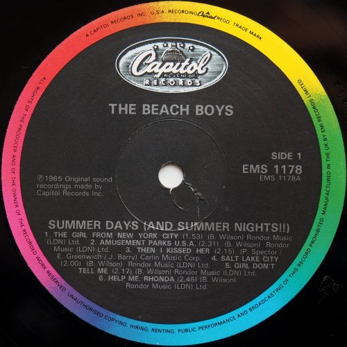 Beach Boys, The / Summer Days (and Summer Nights!!) (UK Reissue)β