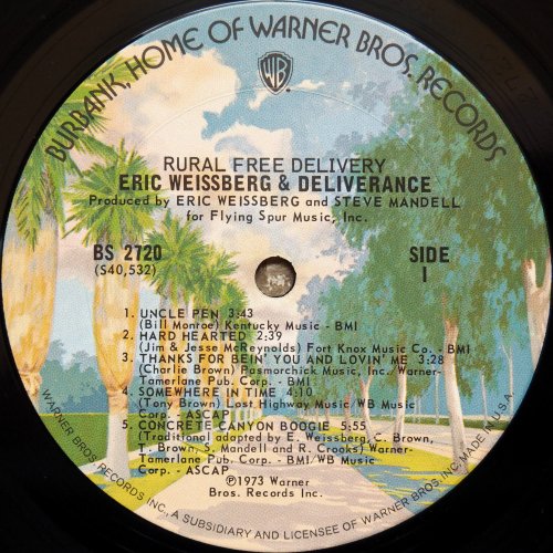 Eric Weissberg And Deliverance / Rural Free Deriveryβ
