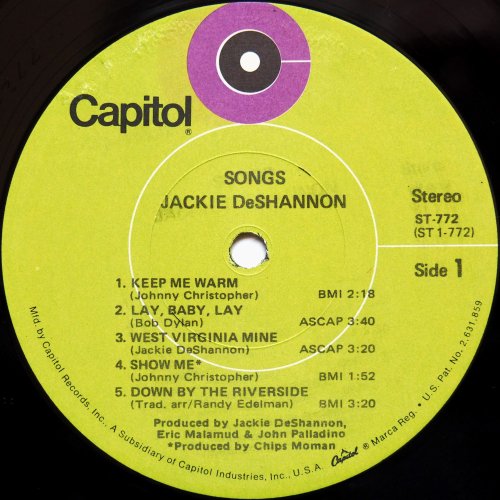 Jackie DeShannon / Songsβ