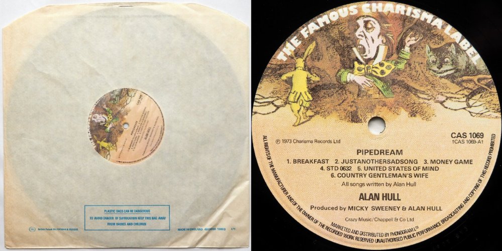 Alan Hull / Pipedream (UK 2nd Issue)β